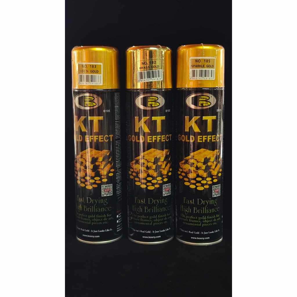 สเปรย์สีทอง บอสนี่ Bosny บอสนี่ GOLD KT EFFEKT 182 183 185 สเปรย์ทอง Bosny