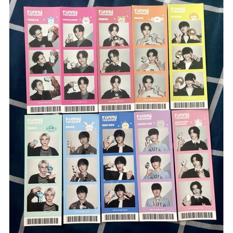 <พร้อมส่งในไทย> FUNNY TREASURE 3 CUT PHOTO การ์ด 3 ช็อต ของแท้ 100%