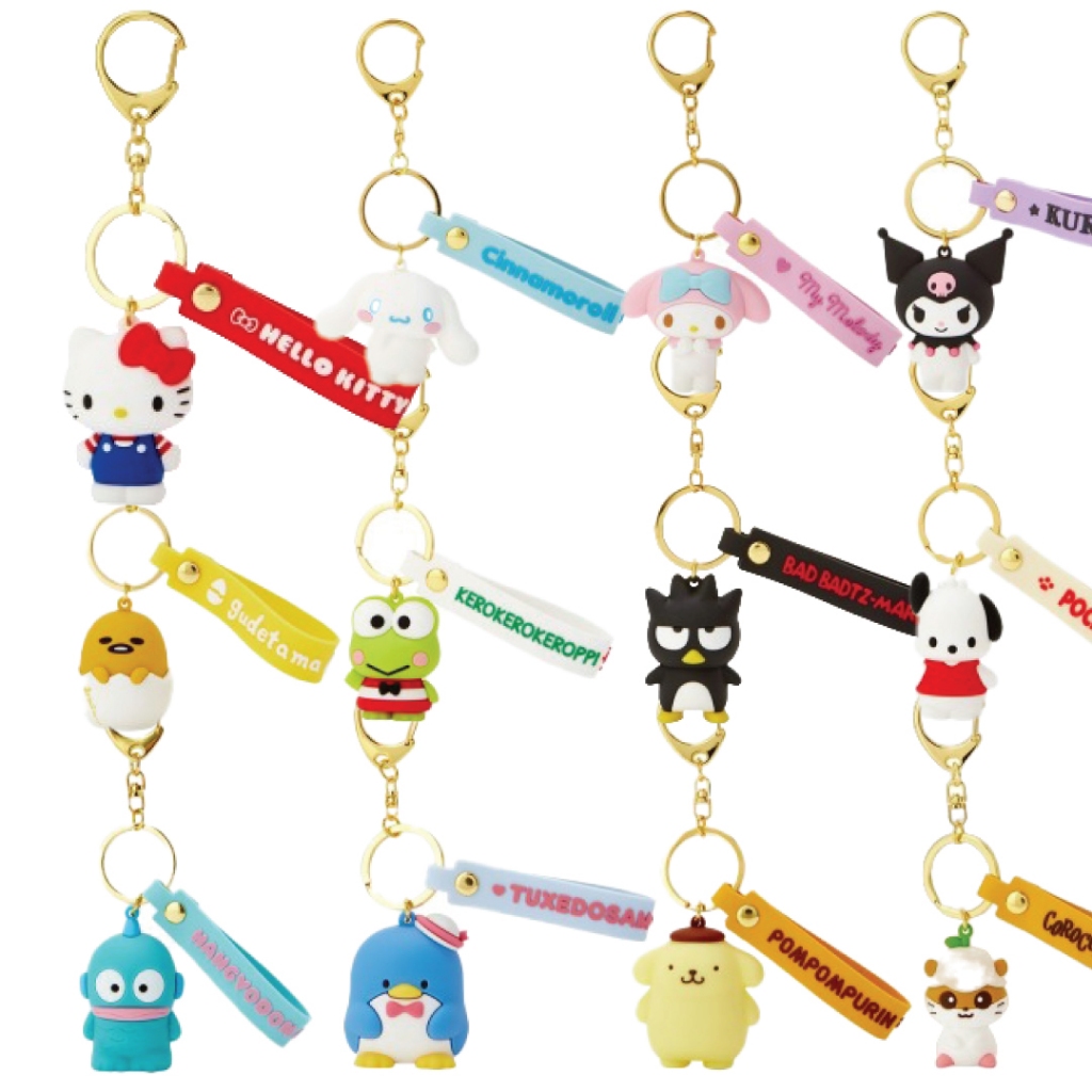 พวงกุญแจตุ๊กตา + Strap Sanrio mx kt cn mm ku hg tx kr ลาย Bad Badtz Maru xo / BadBadtzMaru