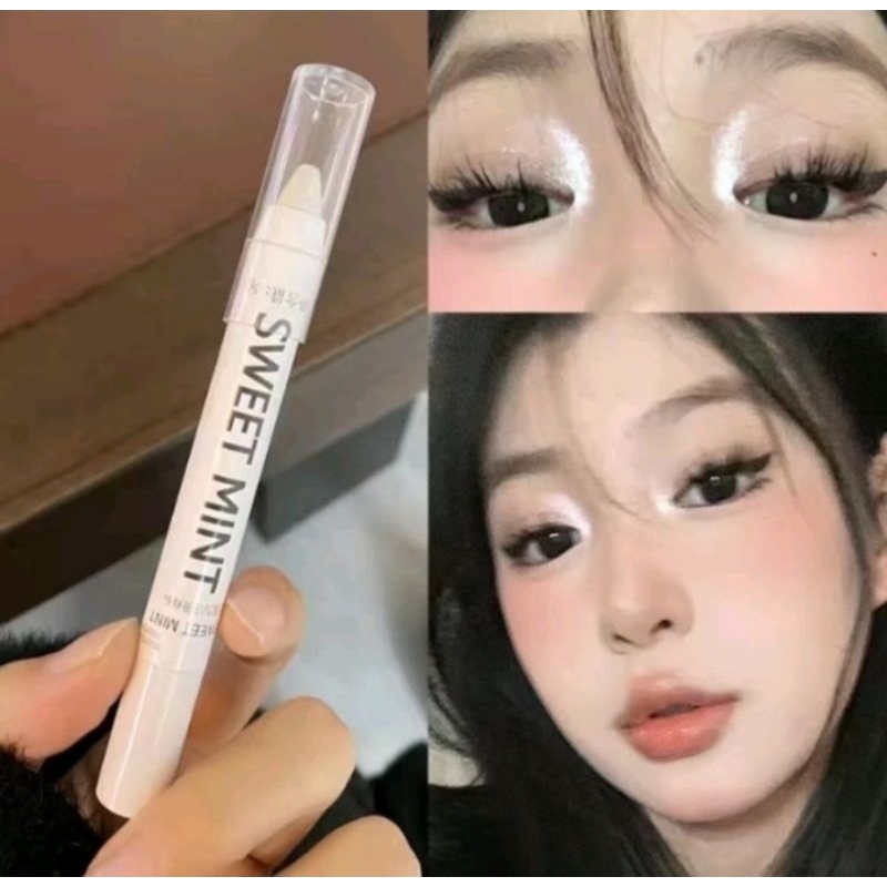 0M410 SWEET MINT ดินสออายแชโดว์ ไฮไลท์ เนื้อใยไหม ประกายมุก สีชัด กันน้ำ ติดทนนาน