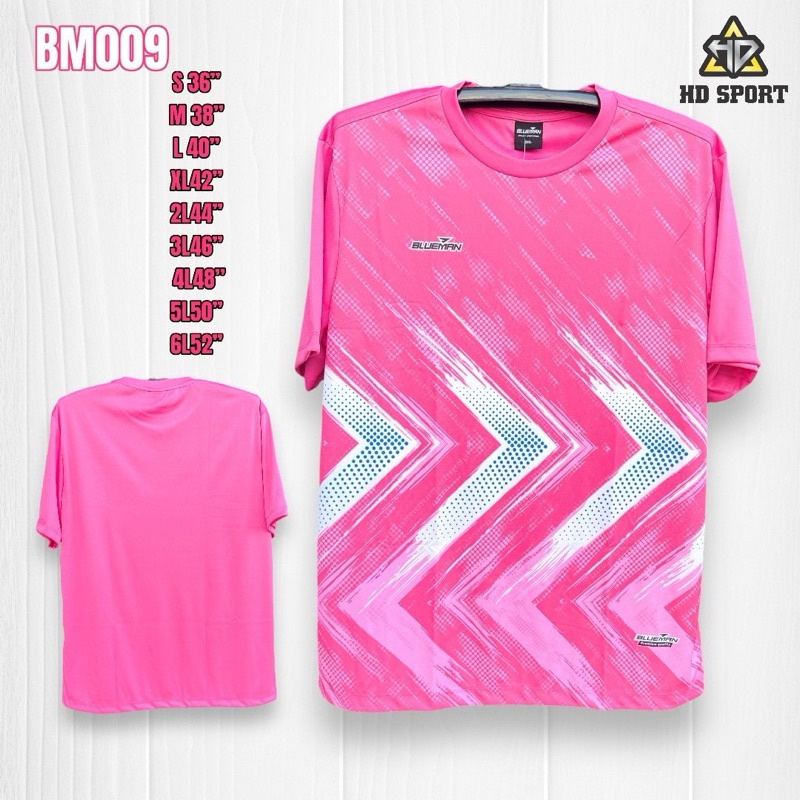 BM009เสื้อกีฬาพิมพ์ลายคอกลมแขนสั้น