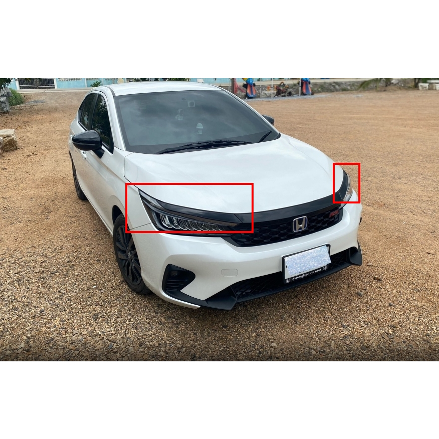 คิ้วไฟหน้า RH CITY"21 RS แท้