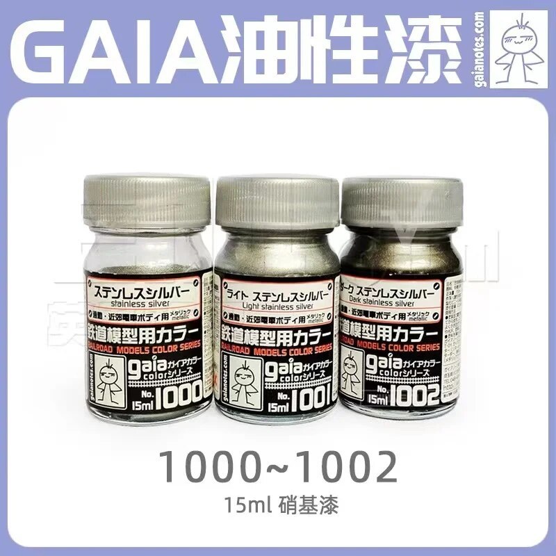 Gaia color No.1000 - 1002 15ml stainless silver