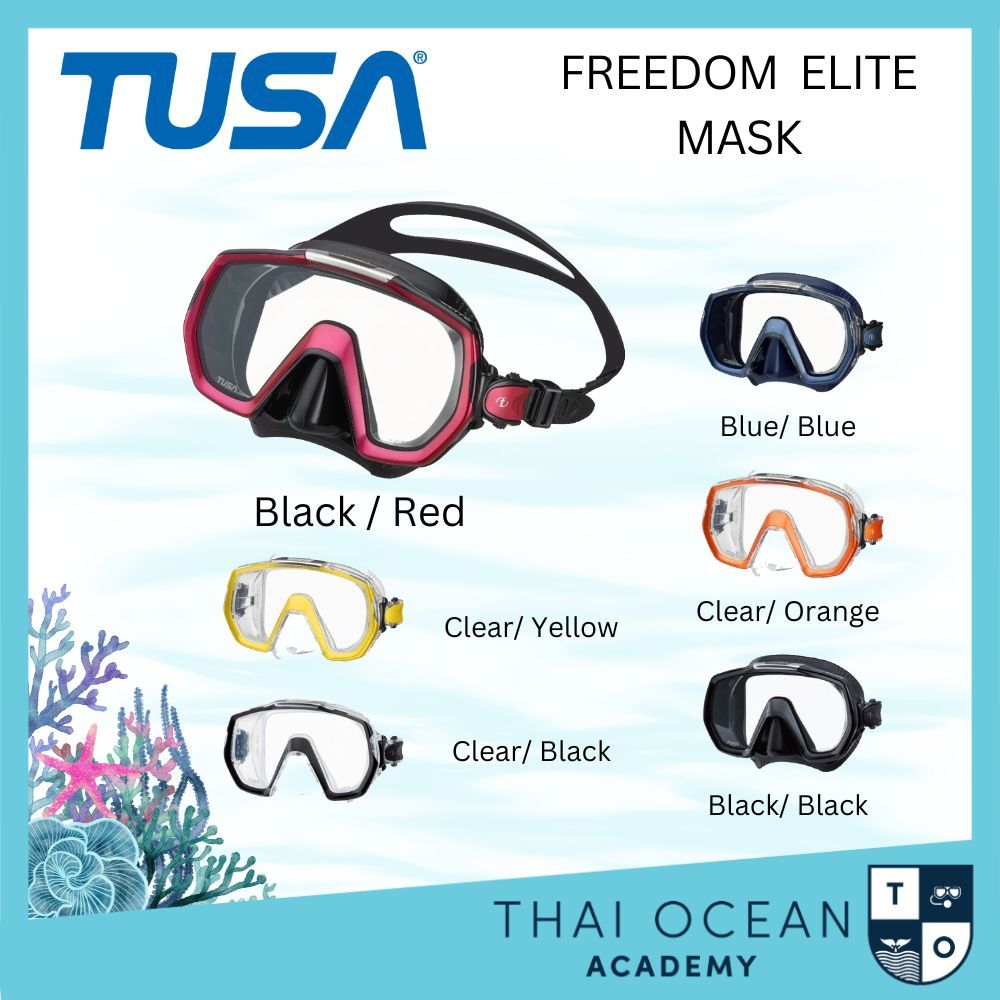 🤿 หน้ากากดำน้ำ  TUSA - FREEDOM Elite Mask 🤿