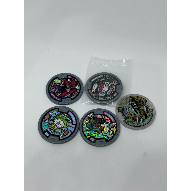 เหรียญโยไควอช Yokai Watch สีเทา เหรียญพิเศษ ขายแบบสุ่ม