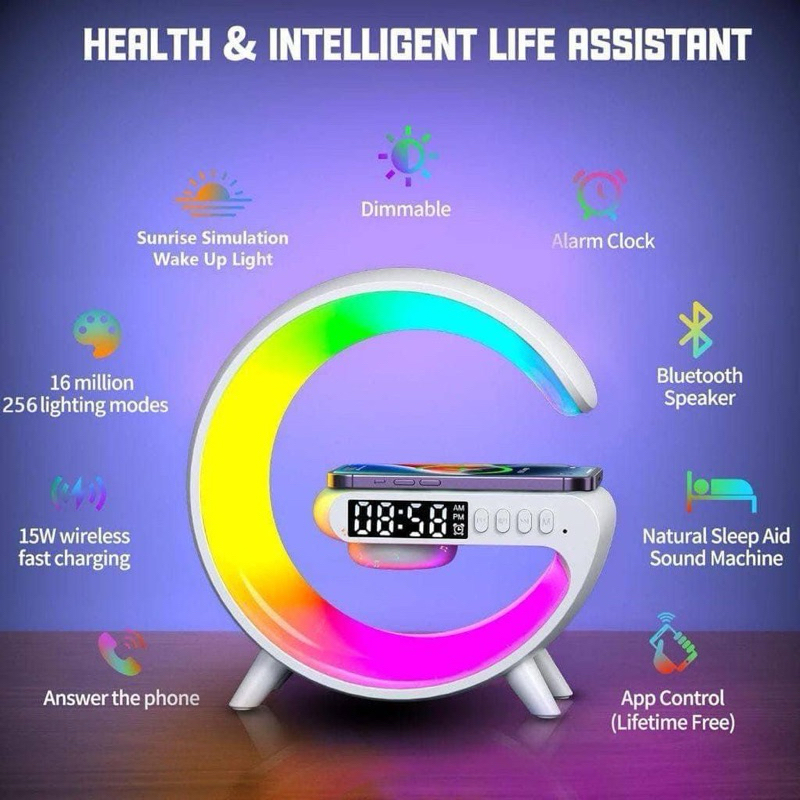 พร้อมส่ง อันละ  379฿ ลำโพงบลูทูธ รุ่น G63 มีไฟ เปลี่ยนสีได้อัตโนมัติ