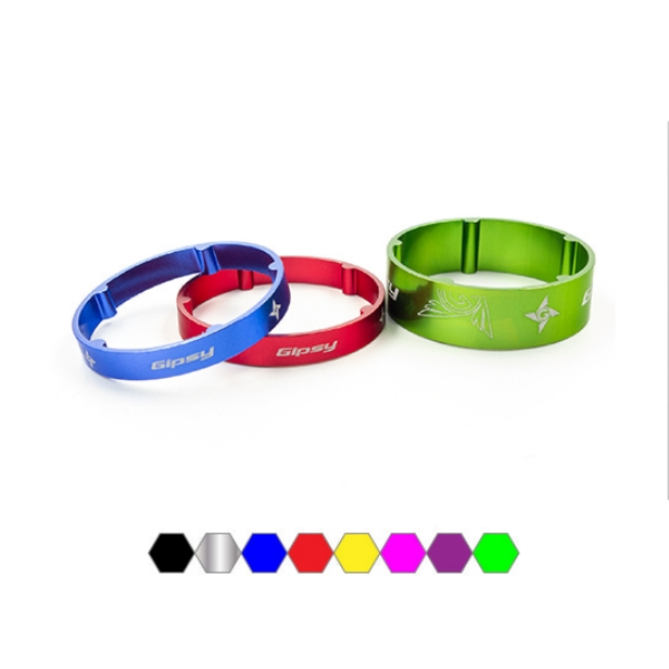 !!ส่งไว!!แหวนรองคอ Gipsy 5mm อลูมิเนียม ขนาด 28.8mm