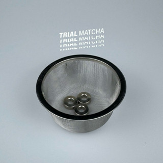 TRIAL MATCHA | ชุดตะแกรง+แหวนสแตนเลสร่อนผงมัทฉะได้ไว