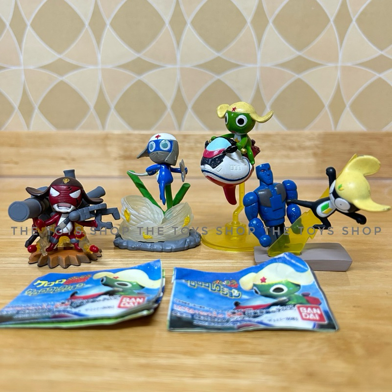 Bandai Sgt Frog Keroro Gunso Figure Collection Gashapon(เคโรโระ)