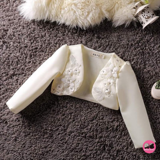 เสื้อคลุมแขนยาวใส่ออกงานเด็กผู้หญิง พร้อมส่งในไทย 1.