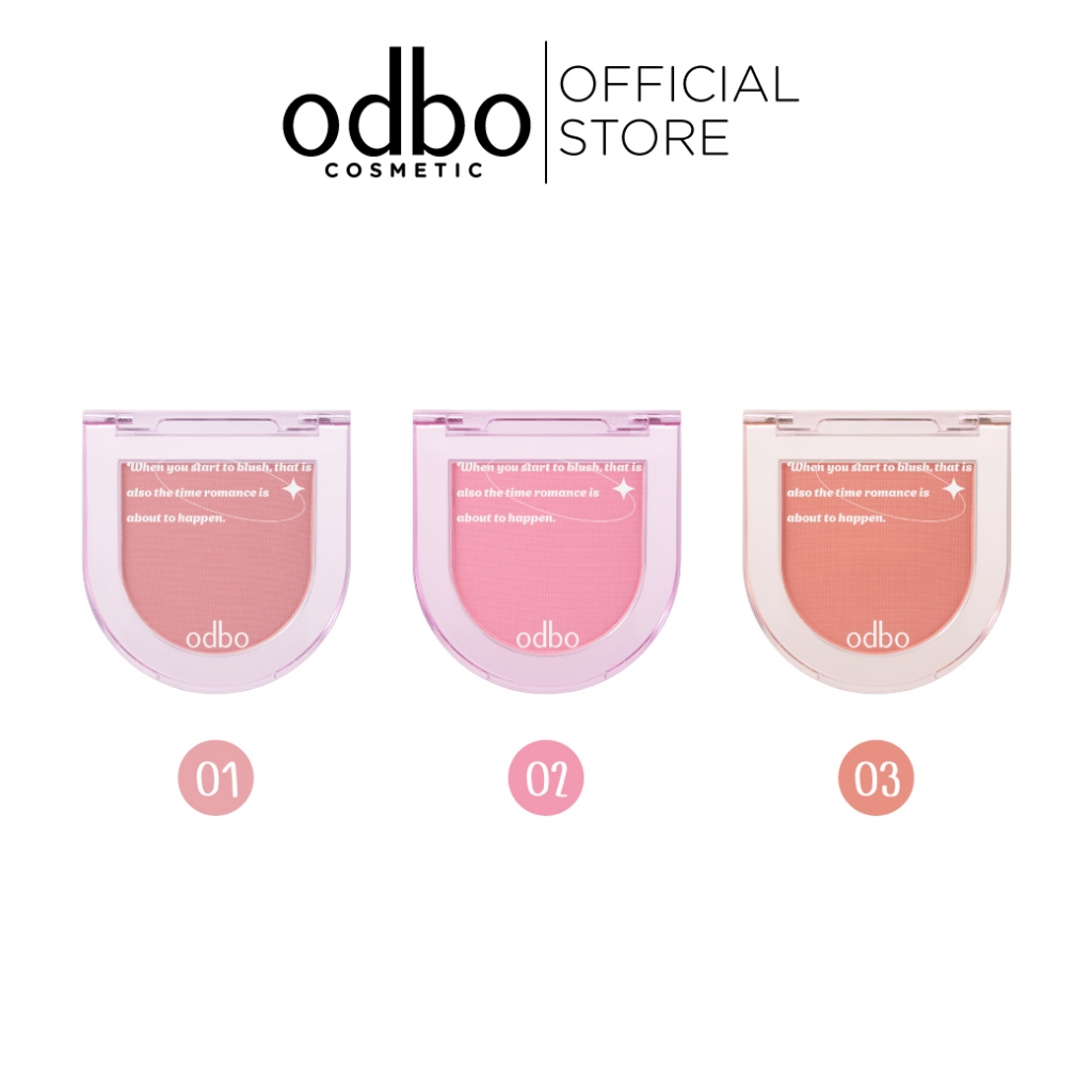 ODBO ROMANCE MOOD BLUSH OD1319 #บลัชโรแมนซ์มู้ดโอดีบีโอ