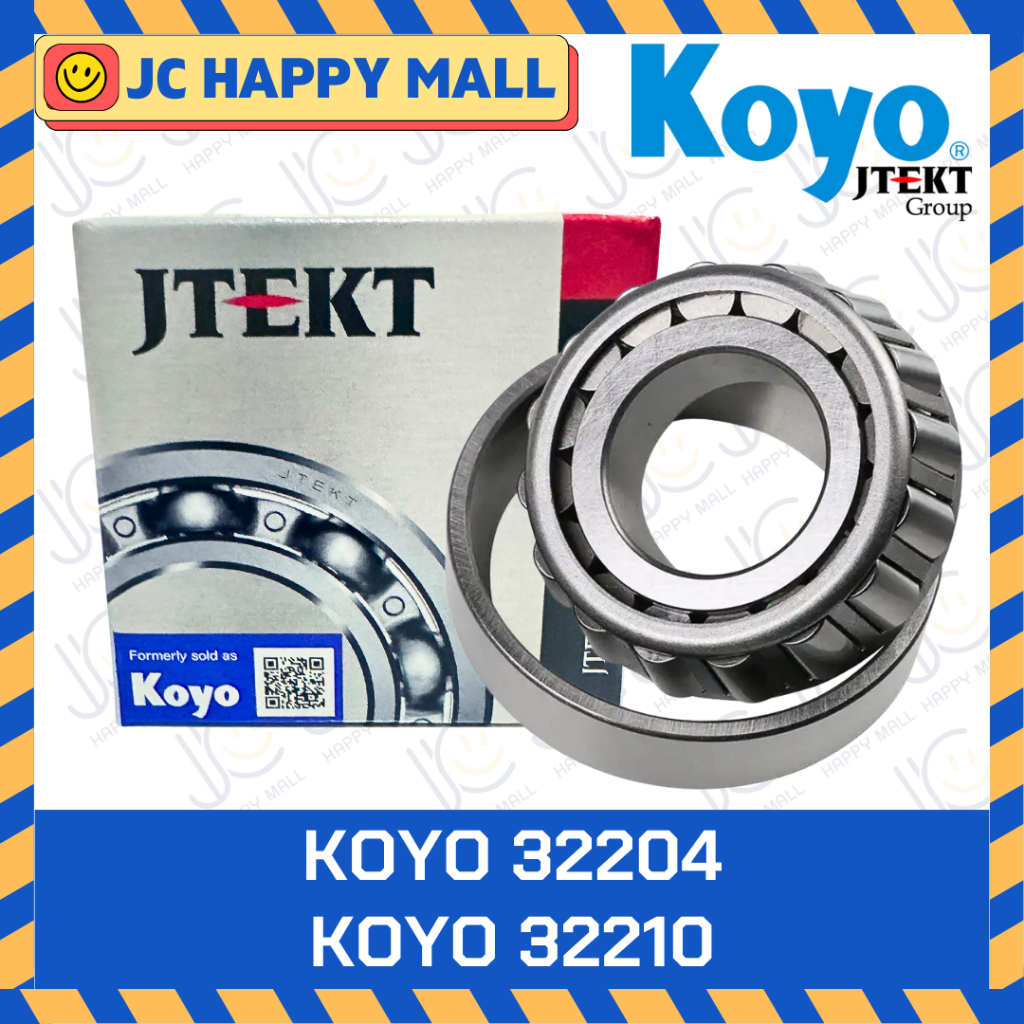 KOYO 32204 KOYO 32205 KOYO 32206 KOYO 32207 KOYO 32208 KOYO 32209 KOYO 32210 ลูกปืนเทเปอร์ TAPERED BEARING ของแท้100 %