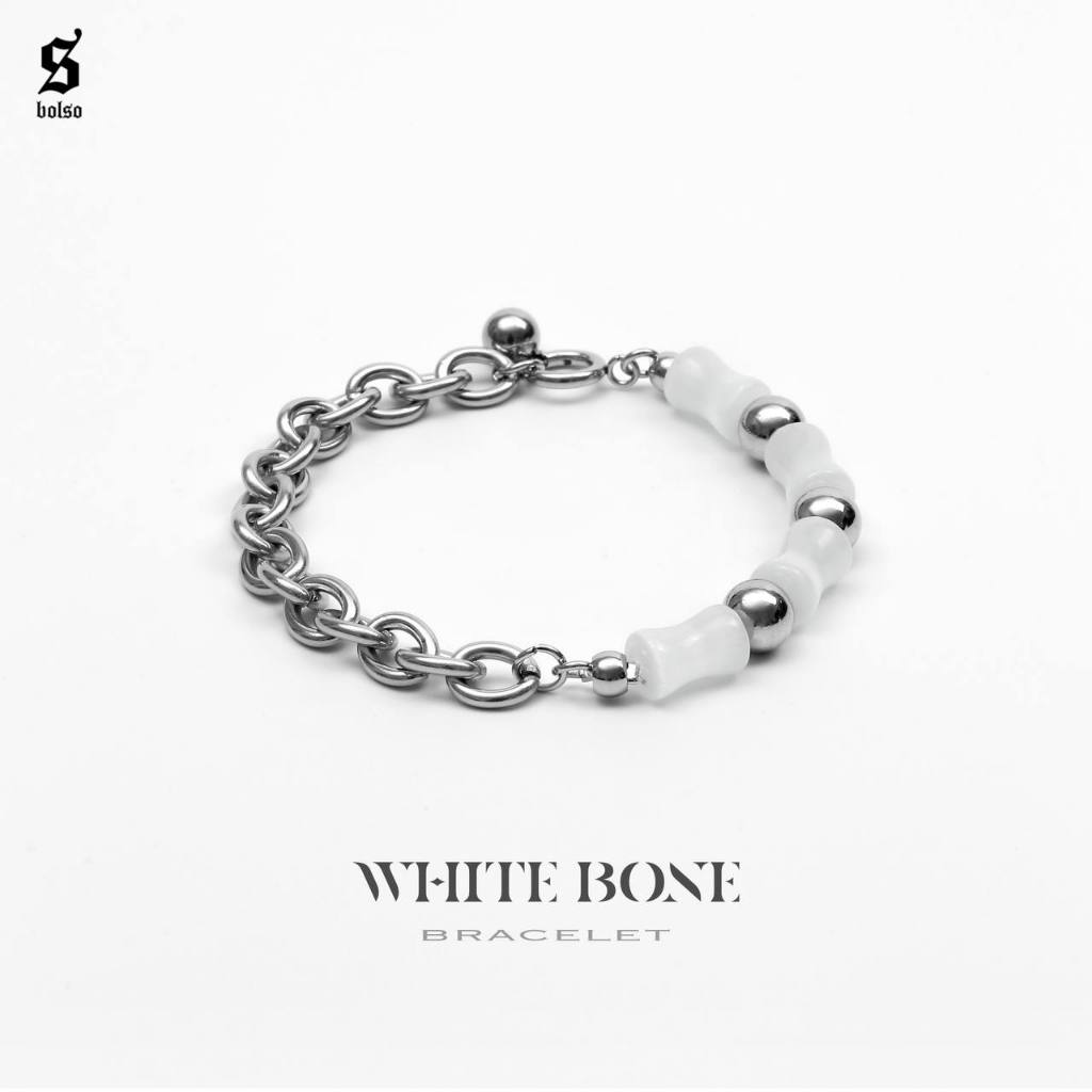 BOLSO กำไลข้อมือ รุ่น White Bone