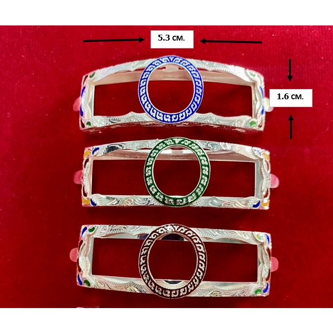 A 1.20 กรอบเลสหลวงพ่อรวย รุ่น  รวยพันล้าน ,รวยเหลือล้น,วิ่งแล้วรวย  เงินแท้ 95%  ลงยาร้อน ขนาด 4 บาท