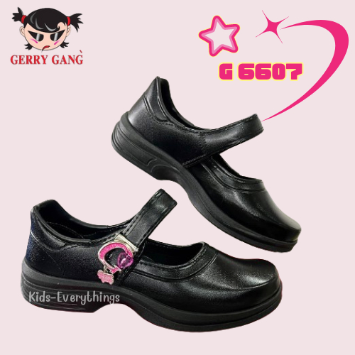 รองเท้านักเรียน GERRY GANG รูปหัวใจสีชมพู รุ่นใหม่ G6607