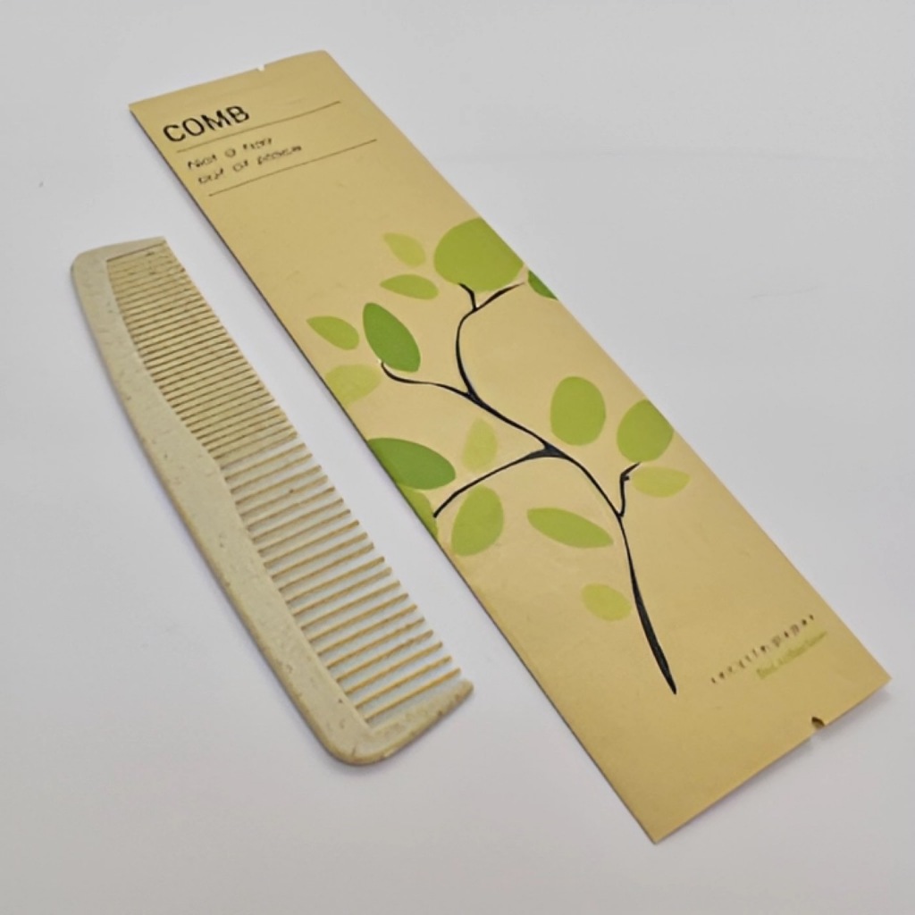 หวีโรงแรม หวีขนาดพกพา รุ่น Bio Comb ของใช้ในโรงแรม ของโรงแรม อเมนิตี้ Hotel Amenities