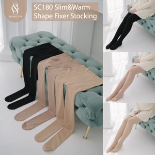 SNOWCOVER - SC180 ถุงน่องกันหนาวขาเนียน นุ่มลื่น*ไม่บุขน* 8-…