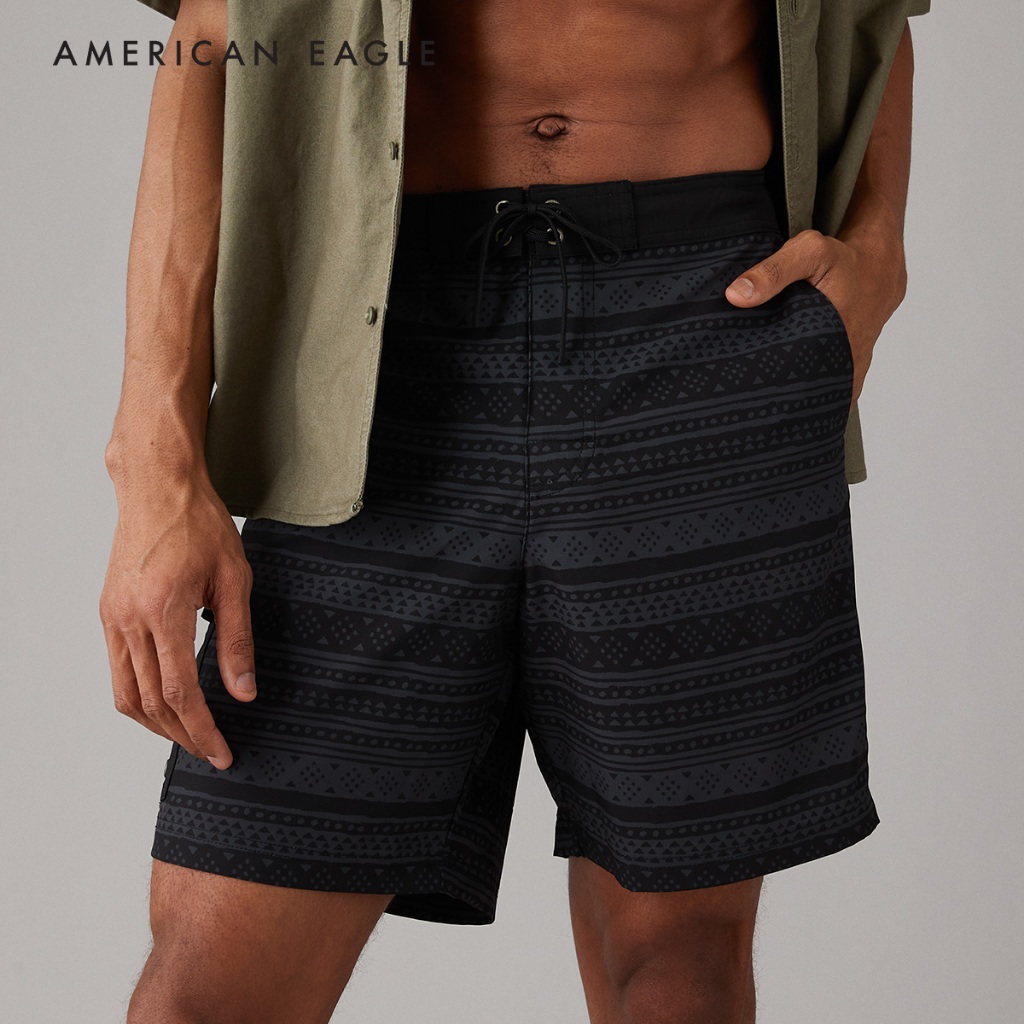 American Eagle Printed 8" Classic Board Short กางเกง ผู้ชาย ขาสั้น (EMSO 013-7718-045)