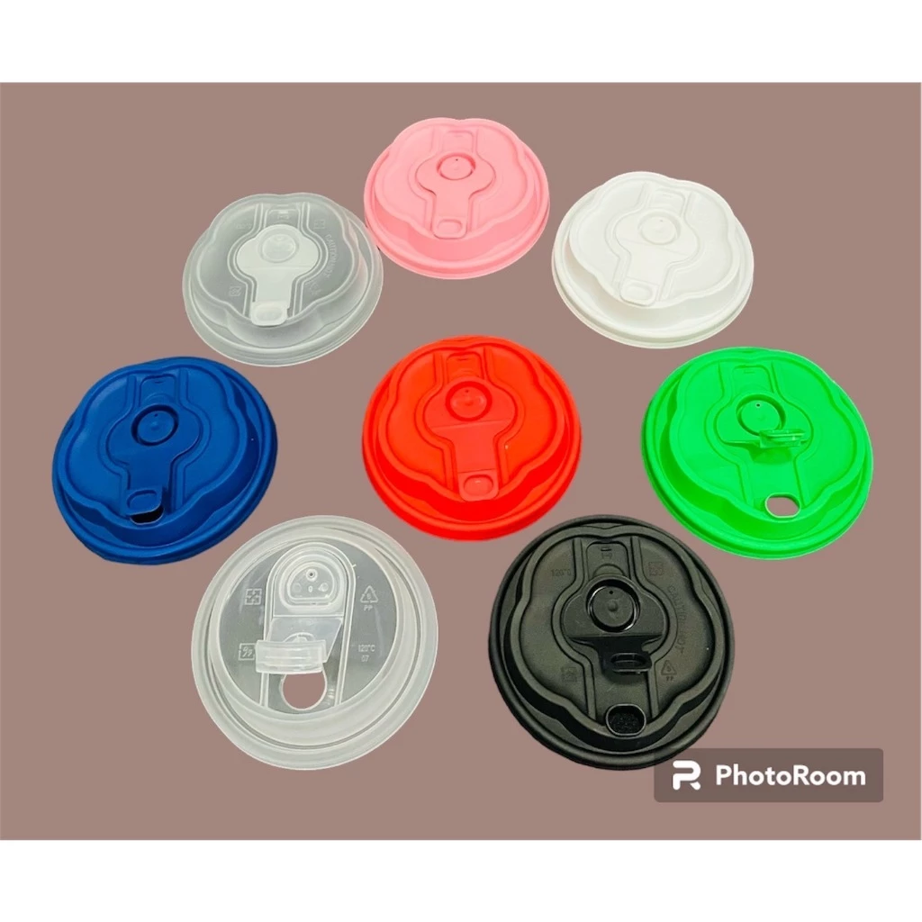 ฝายกดื่มเปิดปิด(1แถว50ใบ) เนื้อฝาPPแข็ง ใช้ได้กับแก้วปาก 90MM *อาจจะใช้ร่วมไม่ได้กับแก้วบ้างชนิดและแก้วร้านอื่น*