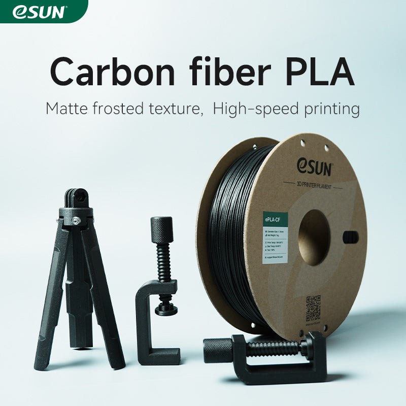 เส้นวัสดุการพิมพ์ ePLA-CF (Carbon fiber PLA) eSUN Filament