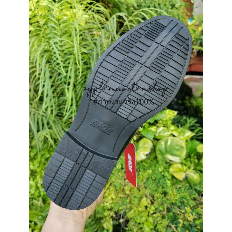 รองเท้าคัชชูผูกเชือกหนังแก้ว ยี่ห้อ Baoji sz.39-46