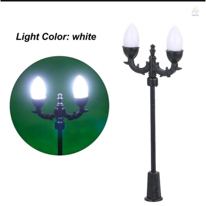 โคมไฟถนน Led 1:100 70 มม.สีขาว สำหรับตกแต่งสวน/1ชิ้น
