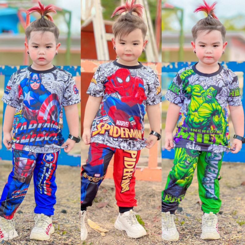 เสื้อผ้าเด็กลายฮีโร่สุดเท่V.6