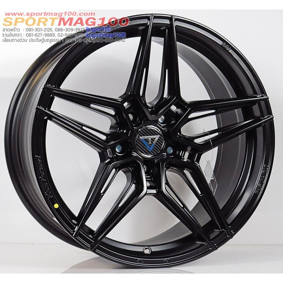ล้อแม็กซ์ เบา VLF01 สีดำด้าน 8.5-18นิ้ว 5รู114/112 ET38 [21037]