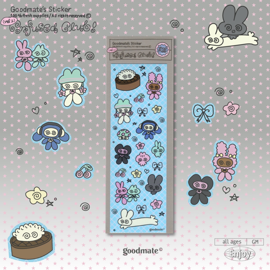 [Goodmate] Sticker : Confused Club vol.2
