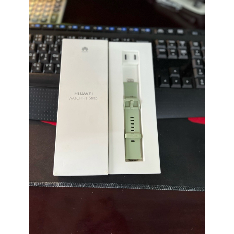 สายนาฬิกา smart watch ยี่ห้อ Hauwei รุ่น watch fit strap สีเขียวมิ้นท์ **ของแท้**