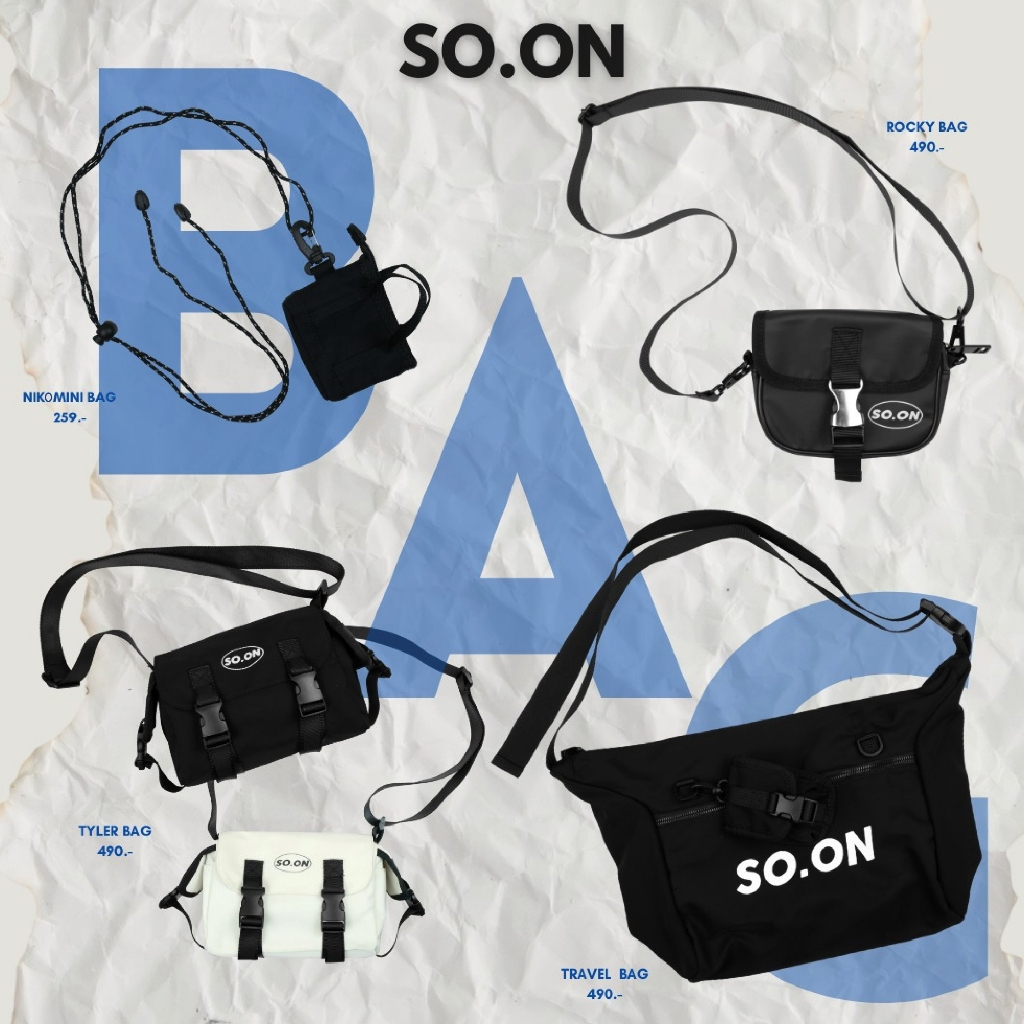 SO.ON กระเป๋าสะพาย Bag (ใส่โค้ด TGERJLY ลดทันที 60.-)