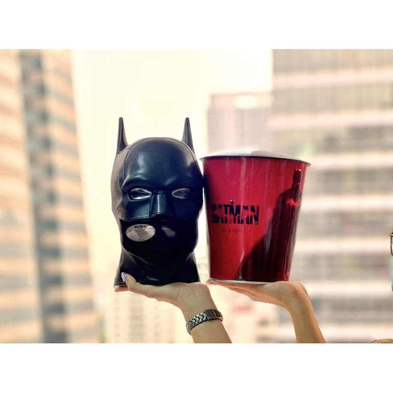 (ทักลด50%) ถังป๊อปคอร์น Batman จาก major cineplex