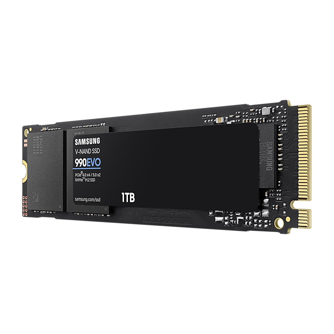 SAMSUNG 990 EVO SSD M.2 5,000 / 4,200 MB/s ความจุ 1TB/ 2TB : 5Y (990 EVO / MZ-V9E)
