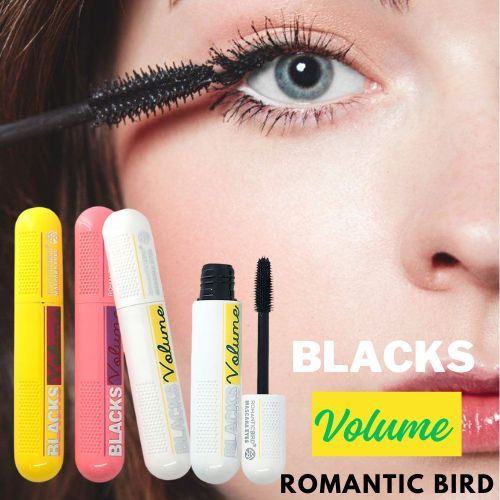 Mascara Blacks volume Romantic Bird no. R6641A / R6641B / R6641C มาสคาร่าสีดำ ติดทนปัดง่าย แห้งเร็ว ไม่แพนด้าระหว่างวัน