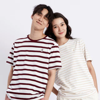 BODY GLOVE [ มีให้เลือก 16 สี ] Basic Stripe T-Shirt เสื้อยืดแขนสั้น รวมสี 2024