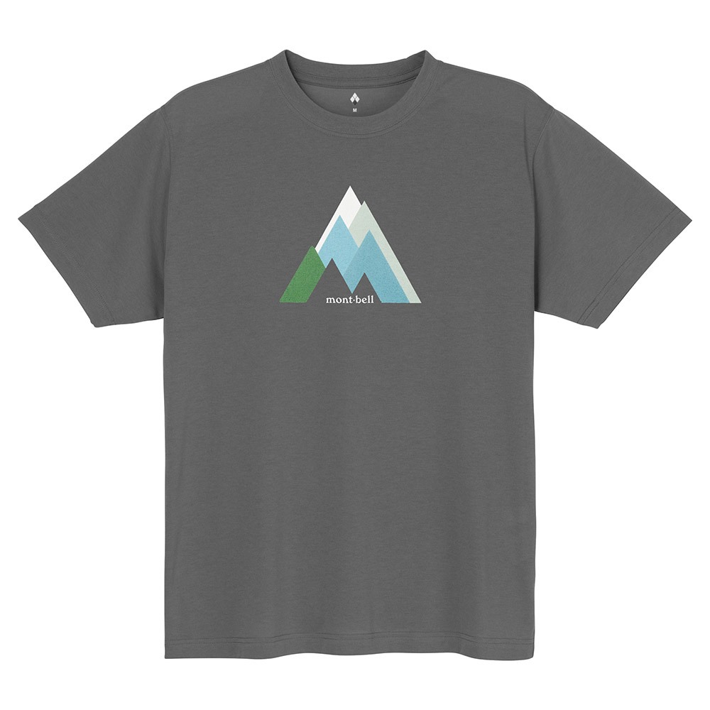Montbell เสื้อยืด ใส่สบาย ระบายอากาศได้ดี กันแดด แห้งเร็ว รุ่น 1114727 Wickron T Peaks