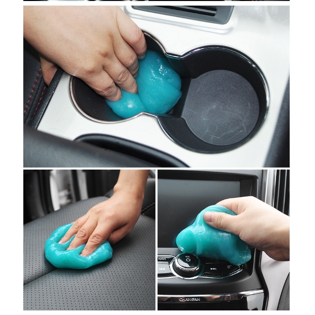 [พร้อมส่ง] เจลทำความสะอาด กำจัดฝุ่น สไลม์ดูดฝุ่น​slime cleansing เจลลดฝุ่น ตามซอกมุมที่ทำความสะอาดยาก 70g ราคา/ถุง