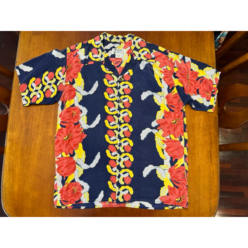AVANTI PALMS NAVY HAWAII SHIRT SIZE S