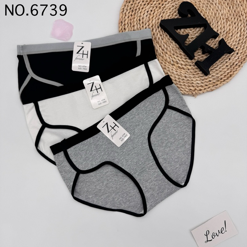 ถูกที่สุด💯✔️กางเกงชั้นในผู้หญิงผ้าฝ้ายZH.6739