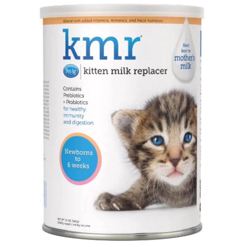 นม KMR แบบน้ำ 325ml 11 oz นมแทนนมแม่ สำหรับลูกแมวแบบน้ำ