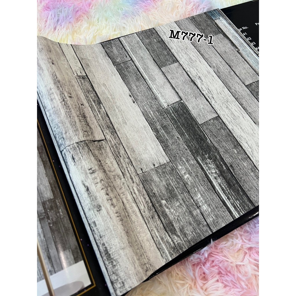 MDwallpaper วอลเปเปอร์ติดผนัง NEW GENERATION ชนิดทากาว ลายไม้