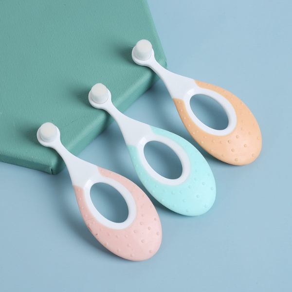 ID888 แปรงสีฟันเด็ก ขนนุ่มพิเศษ ทำความสะอาดช่องปากเด็ก พร้อมส่ง