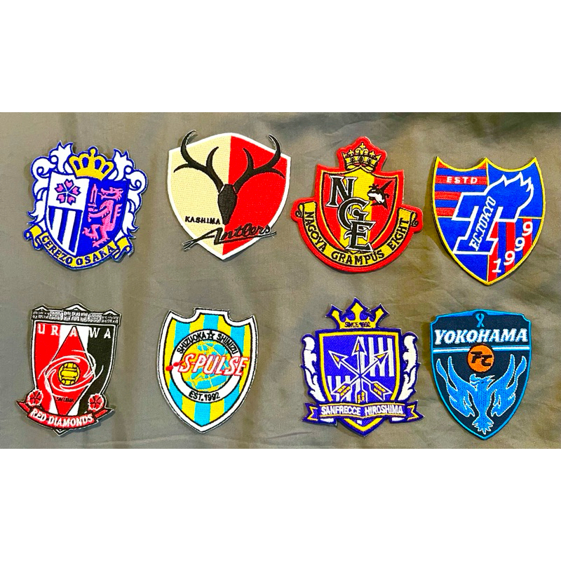 ตัวรีดติดเสื้อสโมสรฟุตบอล #เจลีค #Jleague #football #สโมสร #ตัวรีด #อาร์มติดเสื้อ