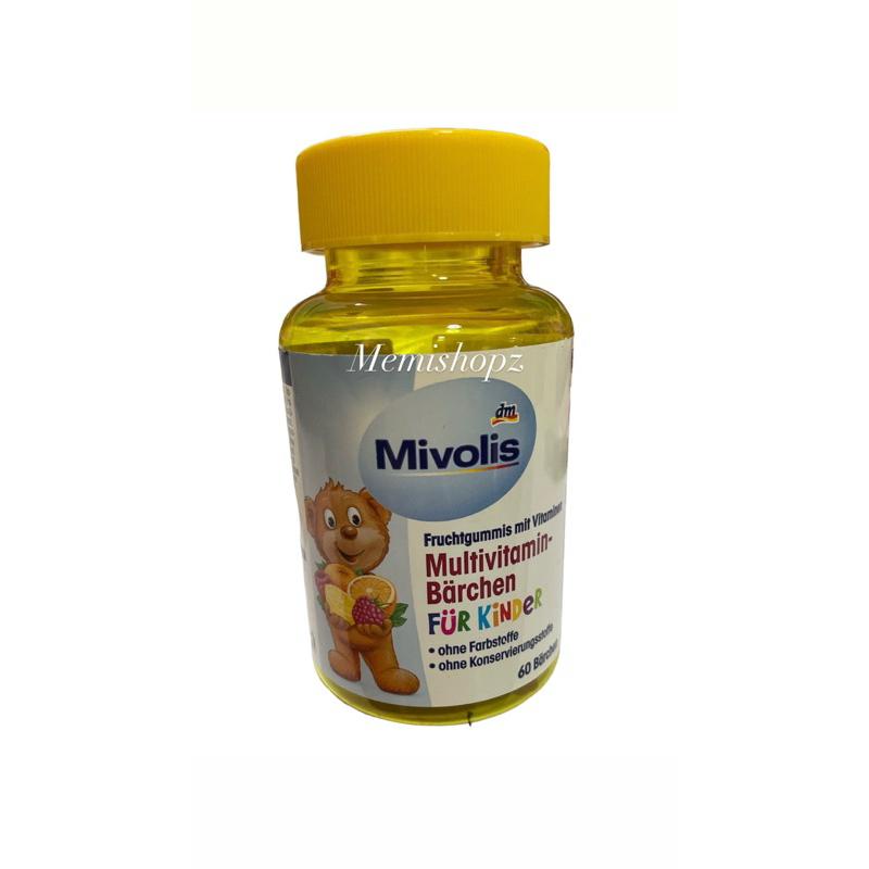 กัมมี่ multivitamin Mivolis กัมมี่วิตามิน สำหรับเด็ก4ขวบขึ้นไป