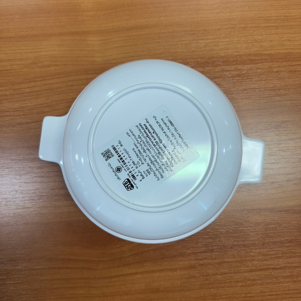 SB Melamine ชามมีฝาเมลามีน ถ้วยข้าวต้ม ชามกลมมีฝาเมลามีน โถใส่หอมเจียว ชามคนไข้โรงพยาบาล 6-7 นิ้ว BL988 - รูปที่ 2