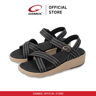 GAMBOL แกมโบล รองเท้าแตะสวมรัดส้นหญิง รุ่น GW45045 Size 36-39