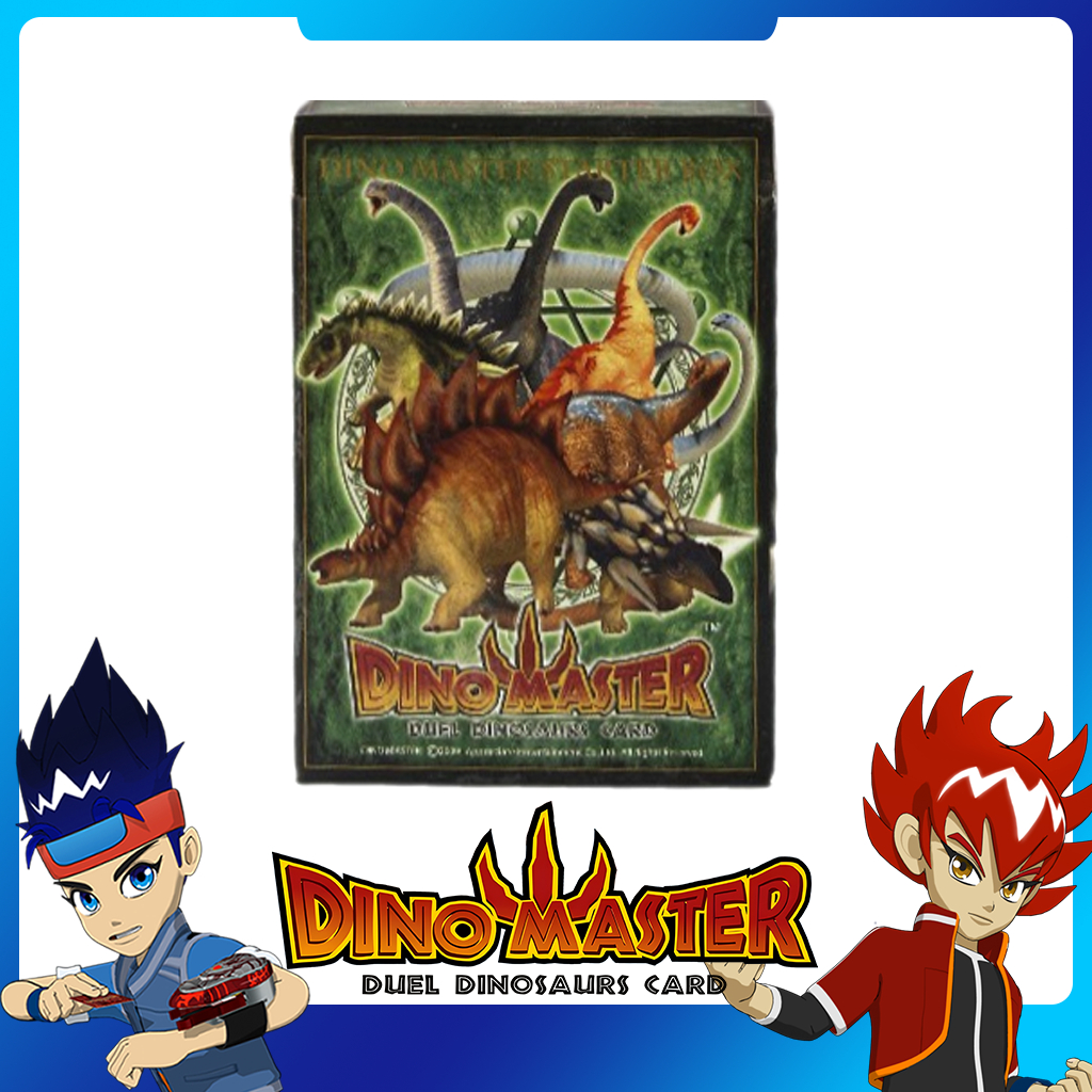 การ์ดไดโนมาสเตอร์ เผ่าคอยาว Card Dinomaster Satrter Box