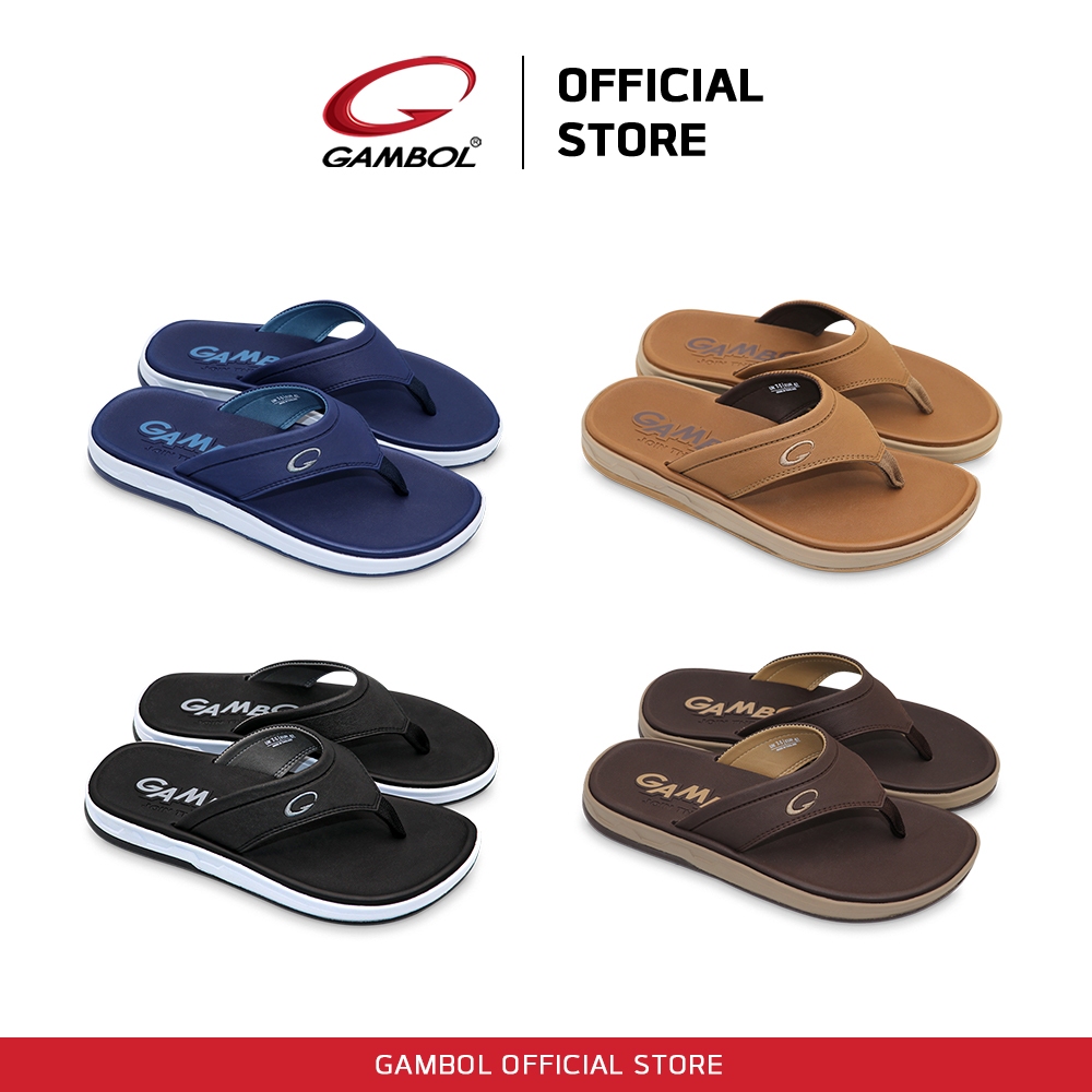 GAMBOL แกมโบล รองเท้าแตะหนีบชาย รุ่น GM41137 Size 40-44