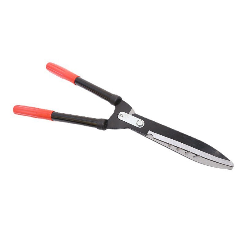 กรรไกรตัดหญ้า ตกแต่งสวน คมมากและตัดง่าย ฟันตรง ยืดได้ แต่งกิ่งยาว เหล็กหุ้มยาง A2668 - รูปที่ 5