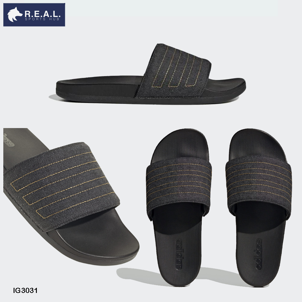 💸ลด65.-ใส่โค้ดTHIKWX1N💸รองเท้าแตะ Adidas รุ่น Adilette Comfort ผ้ายีนส์ [ IG3031 IG3032 ]
